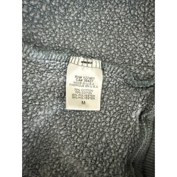 Wildfox Womens Blue-Gray Floral Flowers Embroidered Sleeve Cozycore Sweatshirt M - Picture 4 of 7